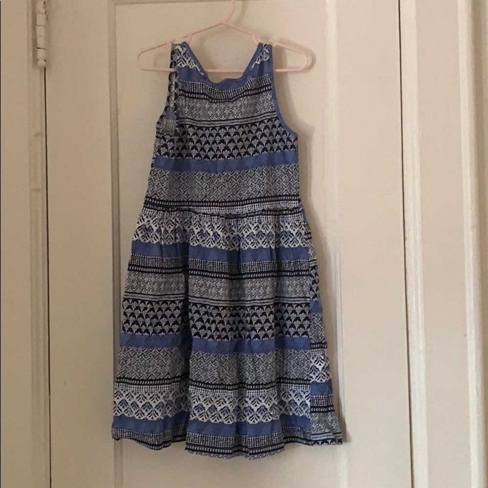 Multi-print Blue Dress - Picture 2 of 4